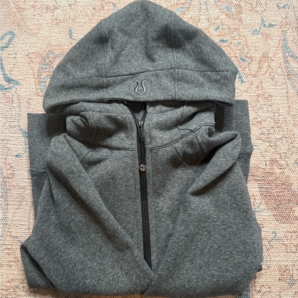 Lululemon Scuba Full-Zip Hoodie Grey